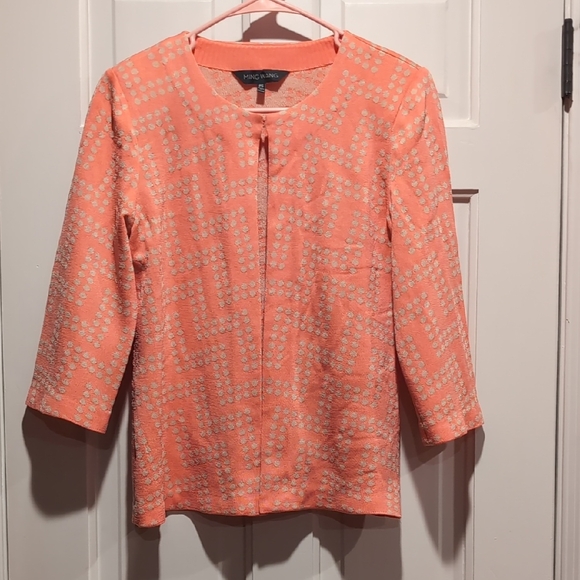 Ming Wang Jackets & Blazers - Ming Wang Soft Knit Jacket